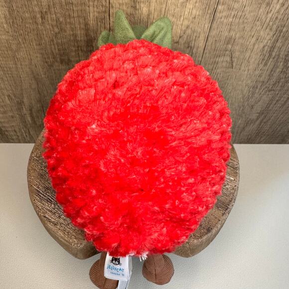 Jellycat Amuseables Strawberry FAST SHIP NEW Jellycat Strawberry - Picture 6 of 8